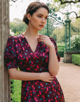 Heather Maxi Dress - Brown Confetti