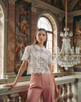 Gabby Tailored Pants - Blush Pink