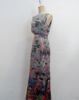 Sorrento Asymmetrical Dress - Mystic Jungle