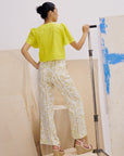 Camden Pants - Yellow Vines