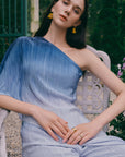 Luna Toga Pants Set - Ombre Blue