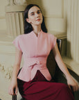 Maven Top - Wine / Pink