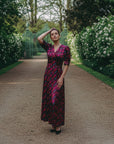 Heather Maxi Dress - Brown Confetti
