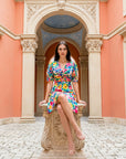 In-a-Knot Dress - Garden Rhapsody