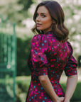 Heather Maxi Dress - Brown Confetti