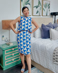 Jess Cheongsam - Azure / European Dream