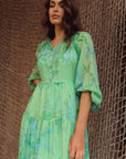 Fern Silk Dress