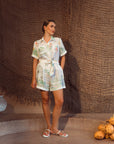 Treasure Island Linen Playsuit