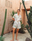 Treasure Island Linen Playsuit