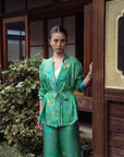 Midori Wrap Silk Jacket