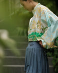 Breeze Throwover Jacket - Abstract Botanical / Pastel Paisley
