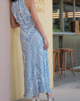 Delphine Maxi Cheongsam - Paisley