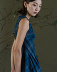 Gara Asymetrical Top - Gingham / Stripes