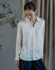Kin Embossed Silk Shirt