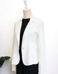 Nola Tailored Blazer - Blush Pink / White / Navy