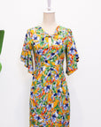 Faye Flutter Sleeves Knot Dress