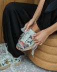 Blooming Embroidery Sneaker