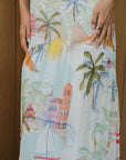 Poolside Maxi Cheongsam