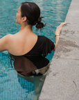 Solana One Piece - Abstract Botanical / Black