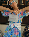SG60 Batik Joy Obi Dress - Batik/ Black