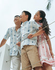 Lil' Man Striped Bloom Shirt