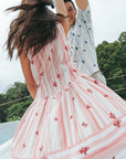 Lil' Striped Bloom Shirt Dress