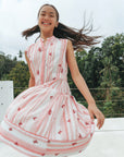 Lil' Striped Bloom Shirt Dress