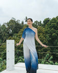 Luna Toga Pants Set - Ombre Blue