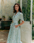 Belted Shirt Dress - Soleil / Memento