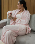 On Beat Pants - Black / Ice Pink BACKORDER
