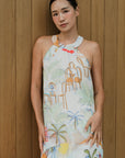 Poolside Maxi Cheongsam