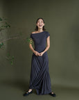Ori Modal Maxi Dress - Charcoal Grey / Black