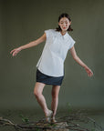 Mei Samfu Shirt - Stripes / White