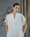 Sana Beaded Cinchable Shirt