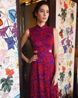 Signature Lace Cut-Out Cheongsam - Red (Pre-Order)