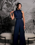 Leilani Maxi Jumpsuit - Red / Navy (Pre-Order)