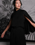 Dance Away Cape Top - Red/ Forest Green/ Cobalt / Black (Pre-Order)