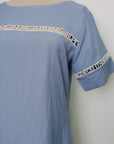 TMP x DOT Monogram Reversible Shift - White / Orange / Chambray