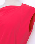 Asymmetrical Off-Shoulder Top - Forest Green / Fuchsia / Black (Pre-Order)