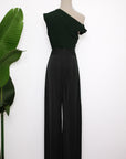 Palazzo Flare Pants - Forest Green / Fuchsia / Black (Pre-Order)