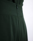 Palazzo Flare Pants - Forest Green / Fuchsia / Black (Pre-Order)