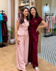 Maven Pants - Wine / Pink
