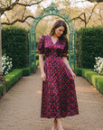 Heather Maxi Dress - Brown Confetti