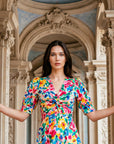 In-a-Knot Dress - Garden Rhapsody