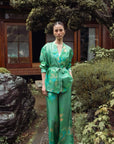 Midori Silk Drawstring Pants