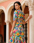 In-a-Knot Dress - Garden Rhapsody