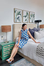 Jess Cheongsam - Azure / European Dream