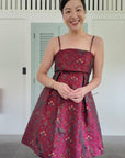 Bordeaux Babydoll Dress