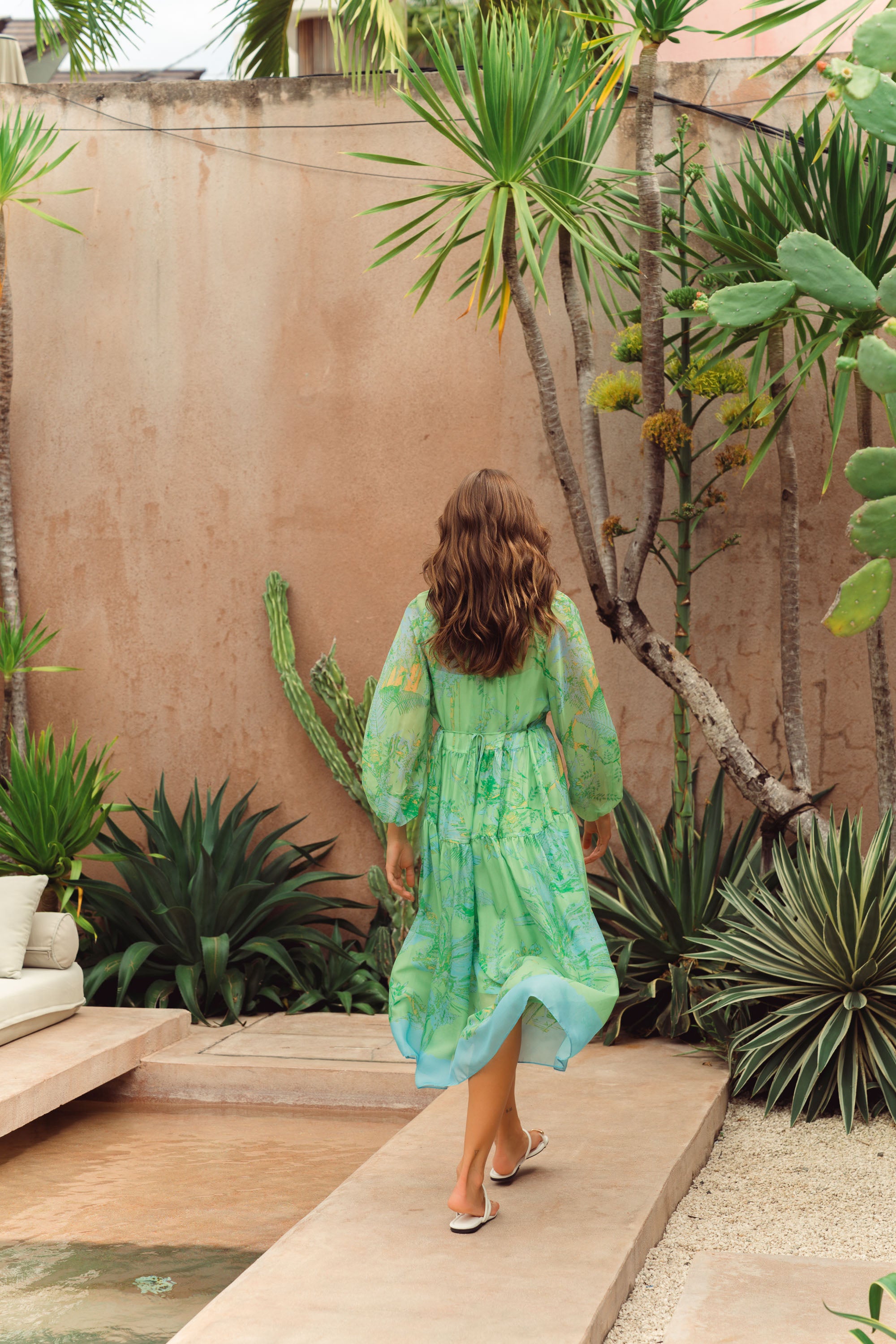 Fern Silk Dress