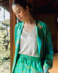 Midori Wrap Silk Jacket